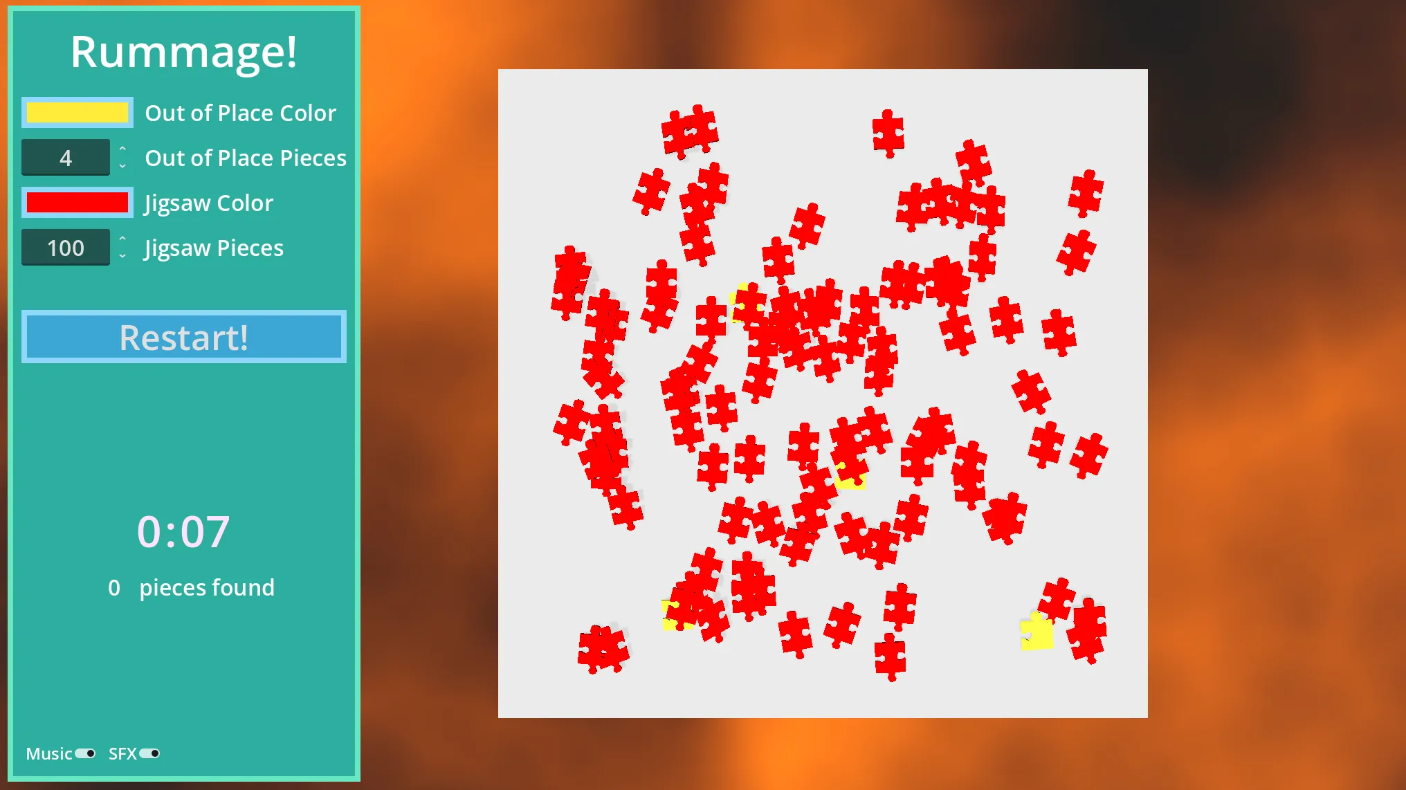 Screenshot from Rummage